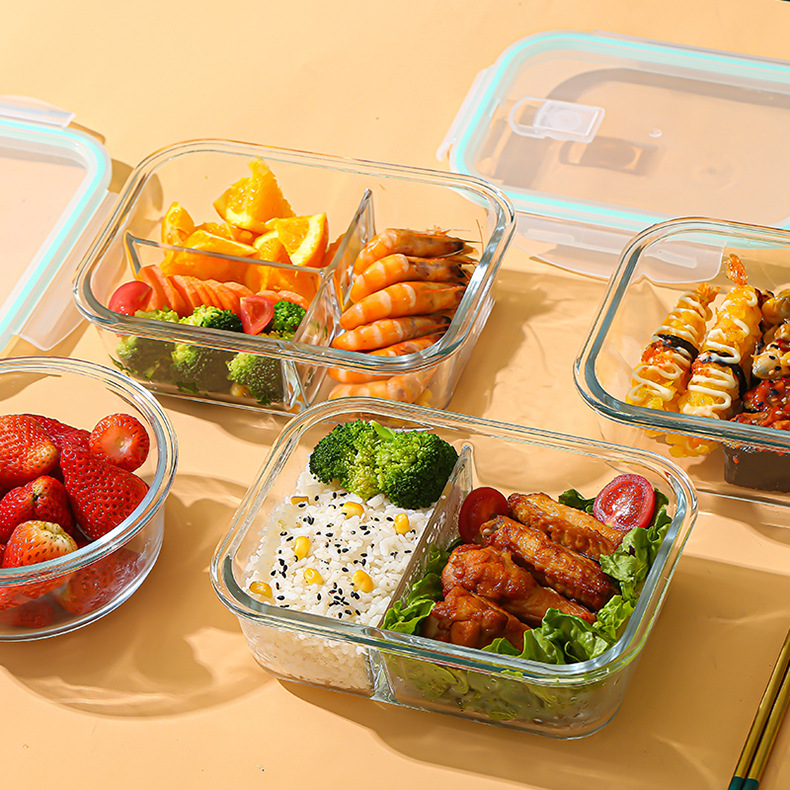 Food Storage Oven Safe - Recipiente de Vidrio para Conservar Alimentos,