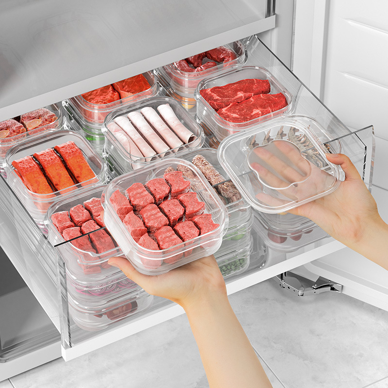 Food Storage With Dividers - Contenedor de Alimentos de Plástico con