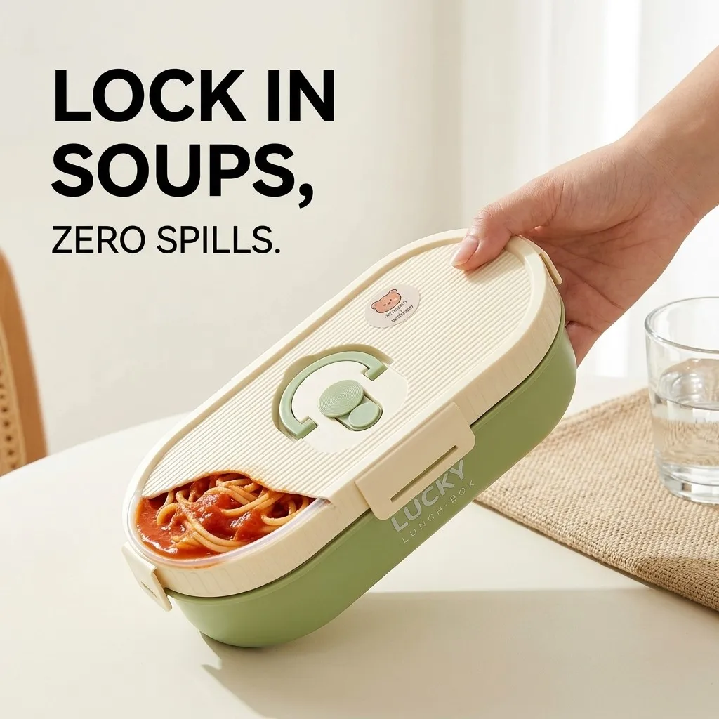 Lonchera térmica de acero inox - Food Storage With Dividers reseña y precio