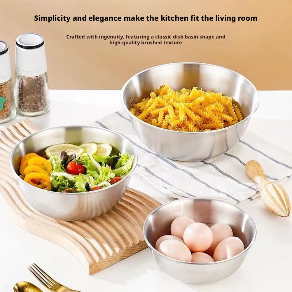 Tazón para ensalada de acero i - Food Storage Meals reseña y precio