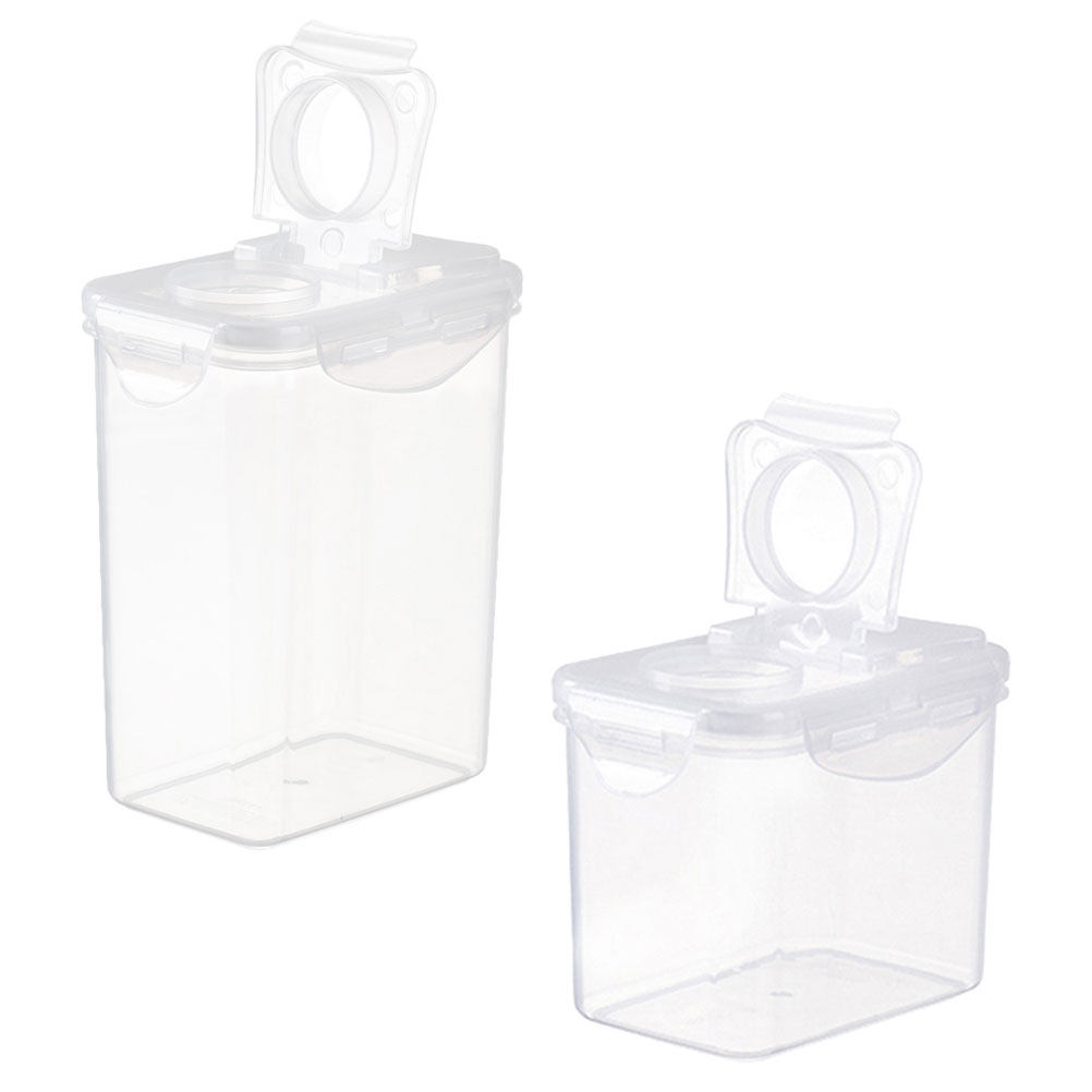 2 recipientes de plástico para - Food Storage Containers reseña y precio
